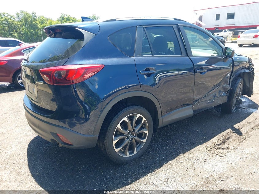 Vin: jm3ke4dy6g0623903, lot: 45704246, mazda cx-5 grand touring 20164