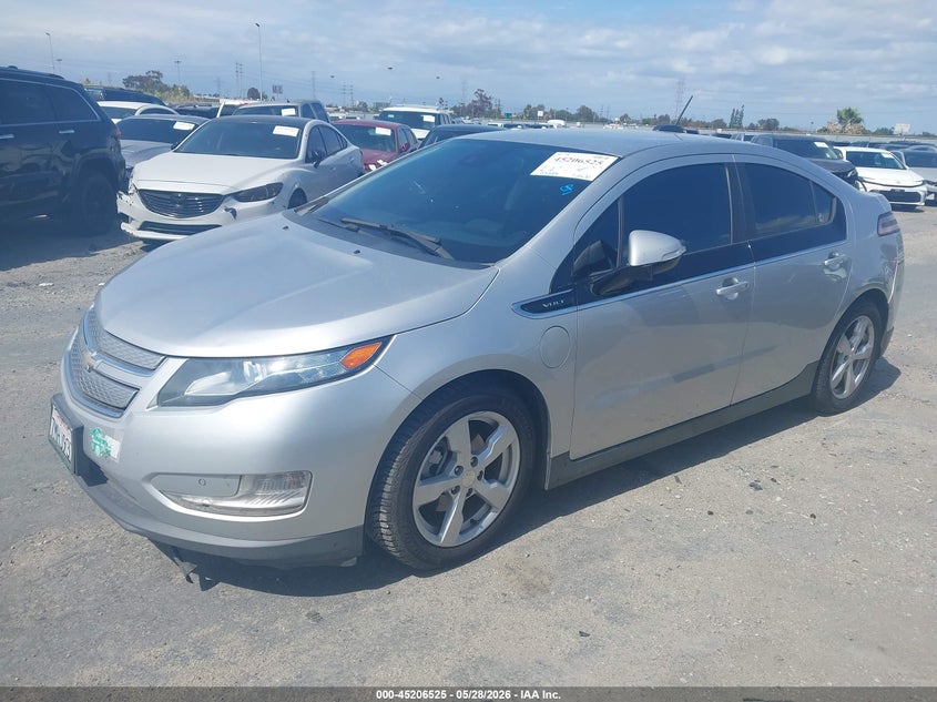 Vin: 1g1rd6e44fu126527, lot: 45704266, chevrolet volt 20152