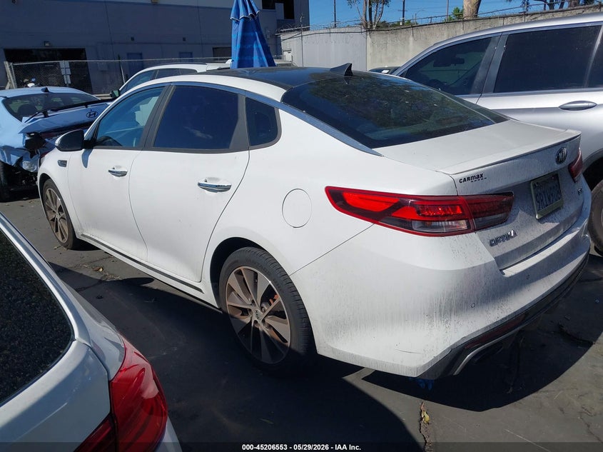 Vin: 5xxgv4l27gg052092, lot: 45704294, kia optima sxl turbo 20163