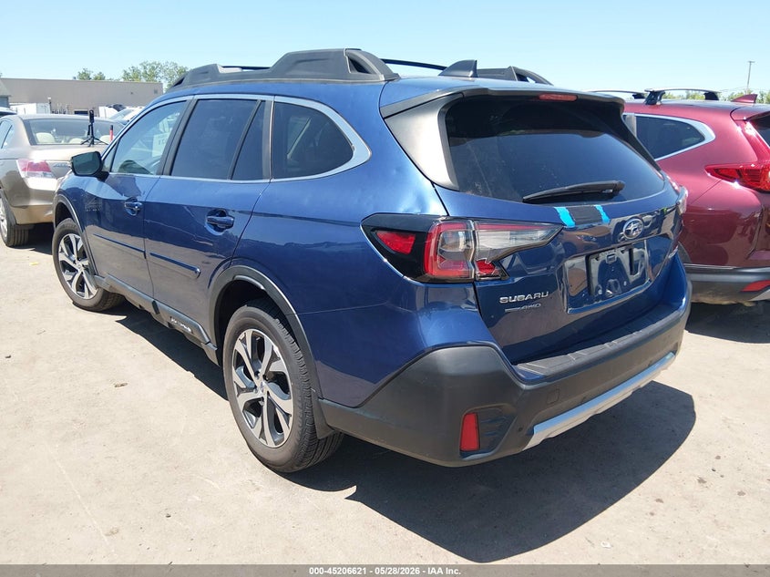 Vin: 4s4btanc1l3265906, lot: 45704362, subaru outback limited 20203