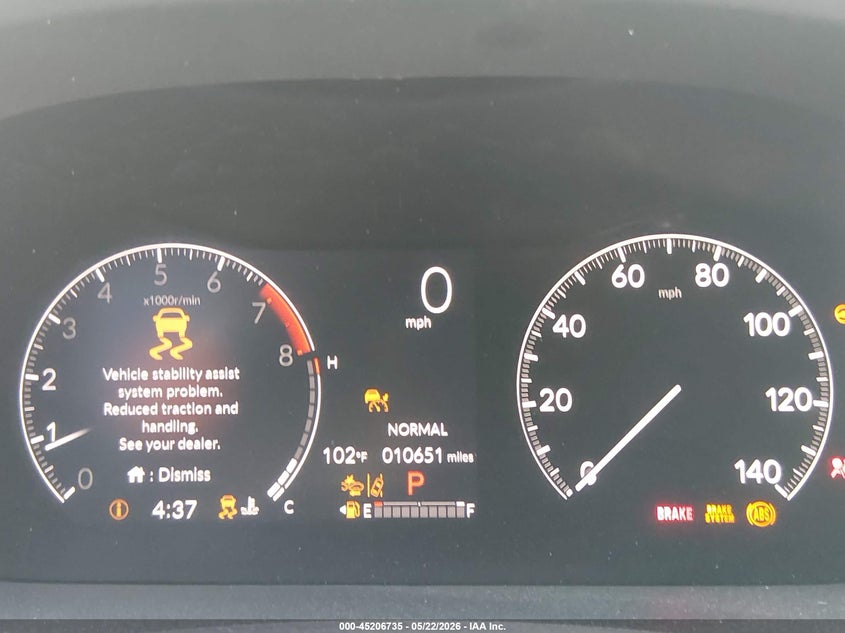 2025 Honda Ridgeline Rtl VIN: 5FPYK3F53SB020207 Lot: 45206735