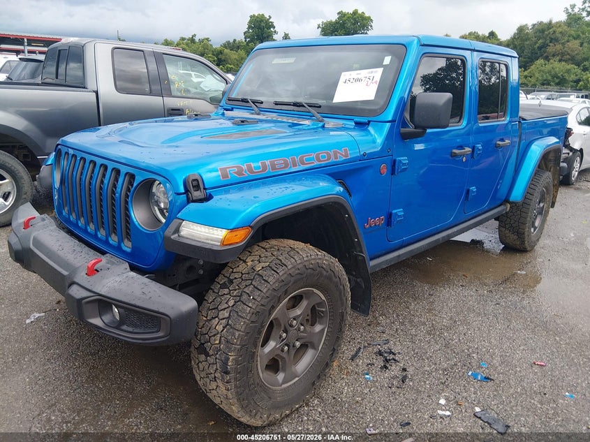 Vin: 1c6jjtbg9pl510361, lot: 45704492, jeep gladiator rubicon 4x4 20232