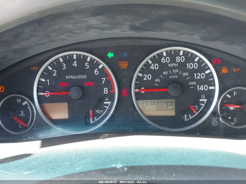2005 Nissan Pathfinder Le VIN: 5N1AR18WX5C770667 Lot: 45206797