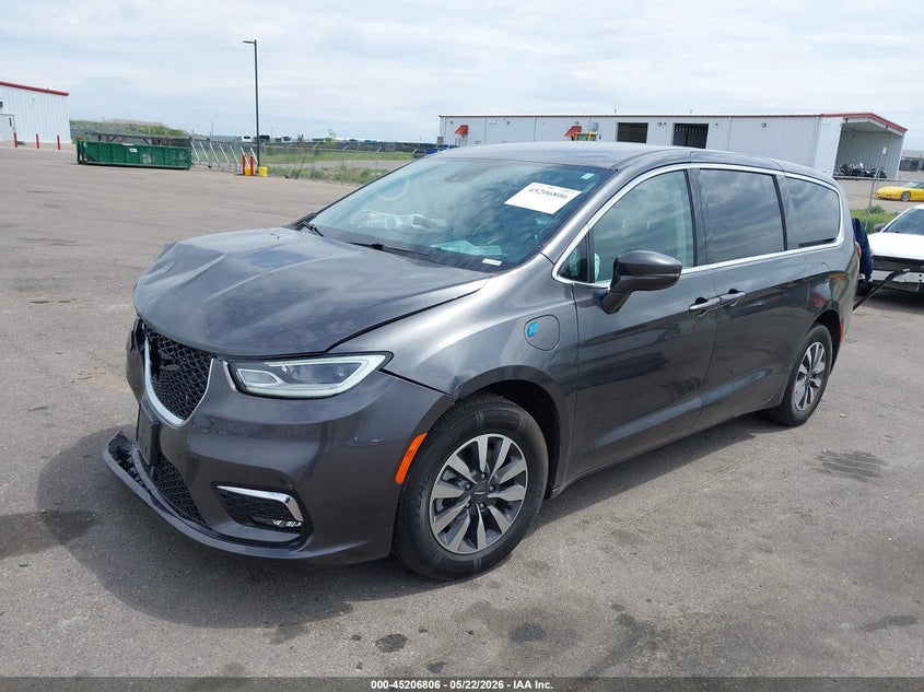 Vin: 2c4rc1l72nr206771, lot: 45704547, chrysler pacifica hybrid touring l 20222