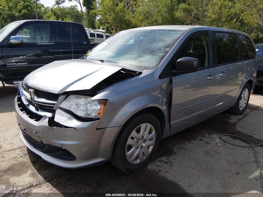 Vin: 2c4rdgbg8er356207, lot: 45704564, dodge grand caravan se 20142