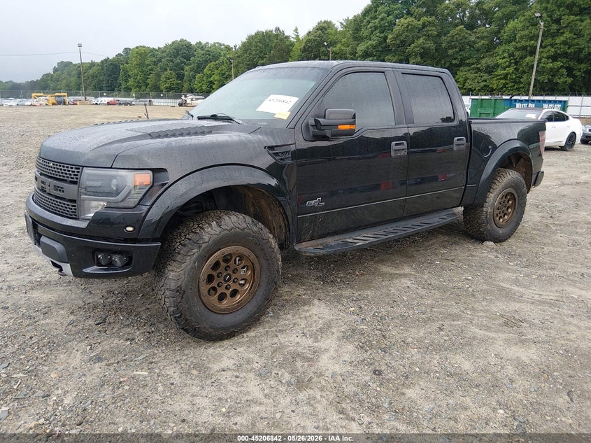 Vin: 1ftfw1r64efa12257, lot: 45704583, ford f-150 svt raptor 20142