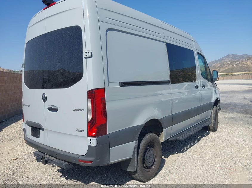Vin: w1w4nbvy7st211361, lot: 45704621, mercedes-benz sprinter 2500 standard roof 4-cyl diesel ho 20254