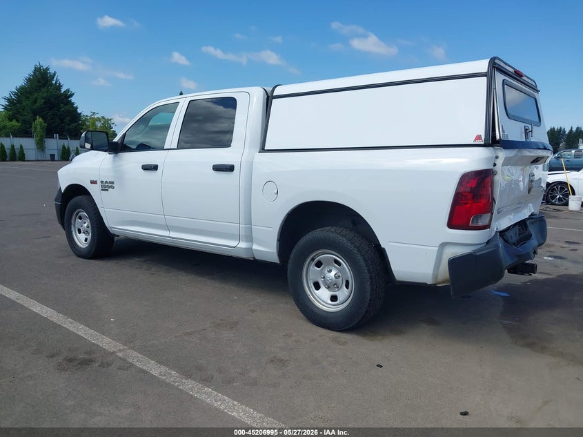 Vin: 3c6rr7ktxkg621779, lot: 45704736, ram 1500 classic tradesman  4x4 5'7 box 20193