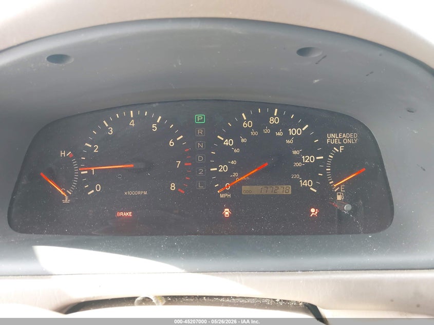 1998 Lexus Es 300 VIN: JT8BF28G5W5042744 Lot: 45207000
