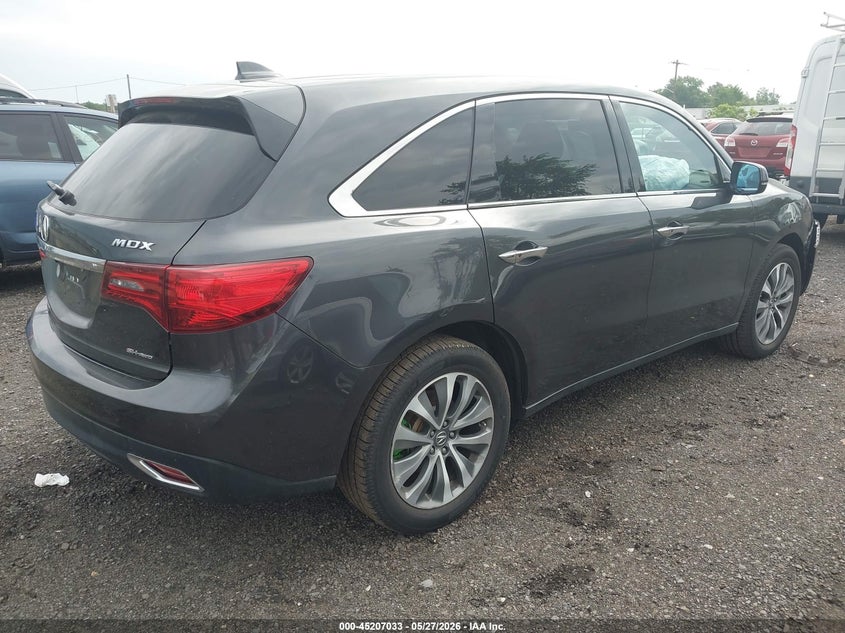 2016 ACURA MDX SPORT UTILITY VEHICLE 3.5L V-6 DI, VVT, 290HP