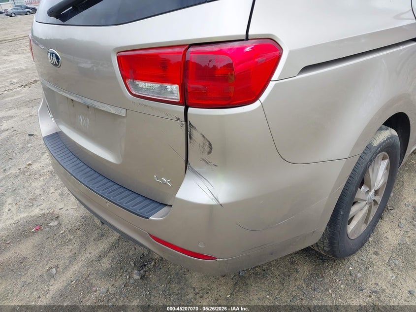2016 Kia Sedona Lx VIN: KNDMB5C13G6191739 Lot: 45207070