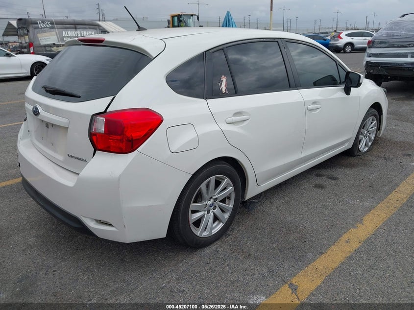 Vin: jf1gpab67g8222540, lot: 45704841, subaru impreza 2.0i premium 20164