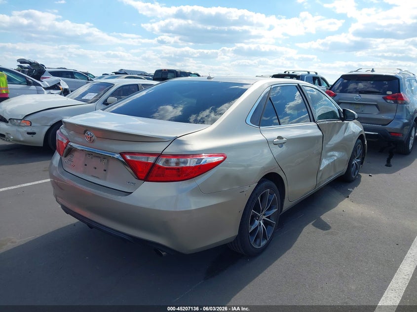 Vin: 4t1bf1fk9fu927887, lot: 45704878, toyota camry xse 20154