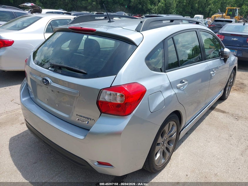 Vin: jf1gpau68fh283147, lot: 45704899, subaru impreza 2.0i sport premium 20154