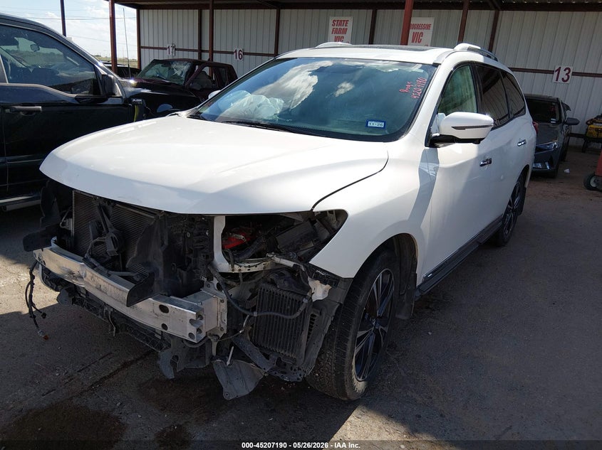 2017 NISSAN PATHFINDER auction photo 2