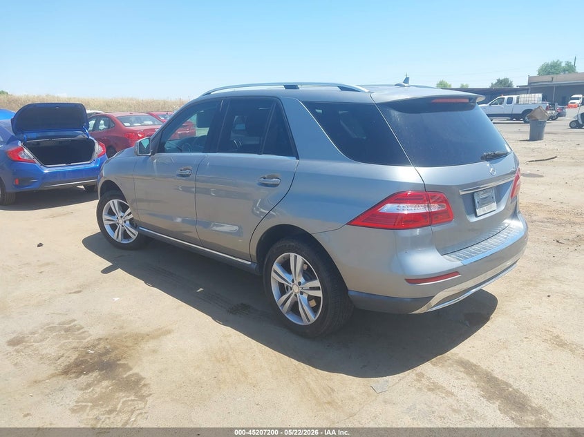 2012 Mercedes-benz M-klasse 3.0 Ml 350 Bluetec 4matic Blue Lot 111045207200 Vin 4JGDA2EB2CA028252