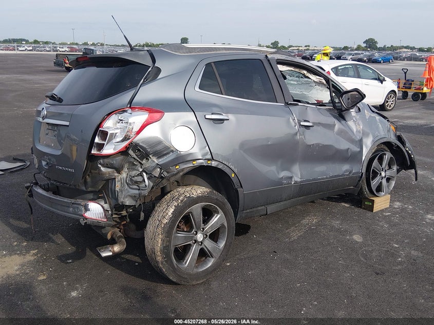 Vin: kl4cjbsb6eb712961, lot: 45705009, buick encore convenience 20144