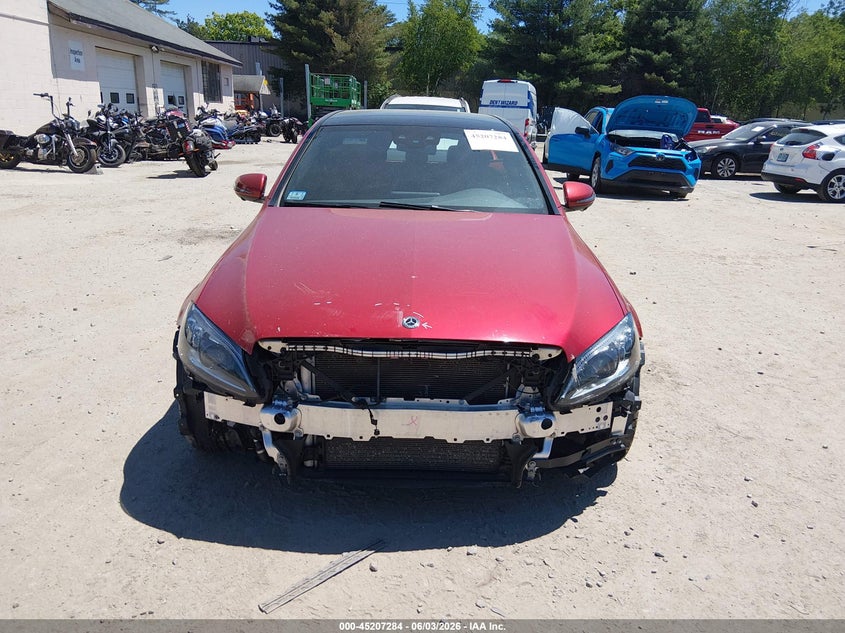 2019 Mercedes-Benz C 300 VIN: 55SWF8DB5KU307525 Lot: 45207284