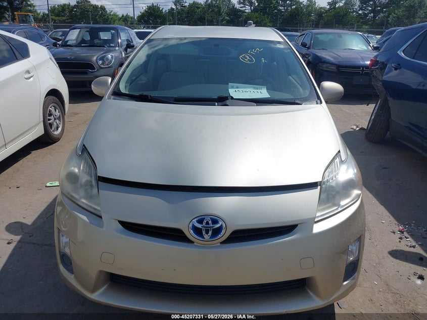 TOYOTA PRIUS 2011 VIN JTDKN3DU2B0324157