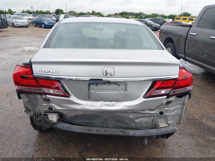 2015 HONDA CIVIC auction photo 6