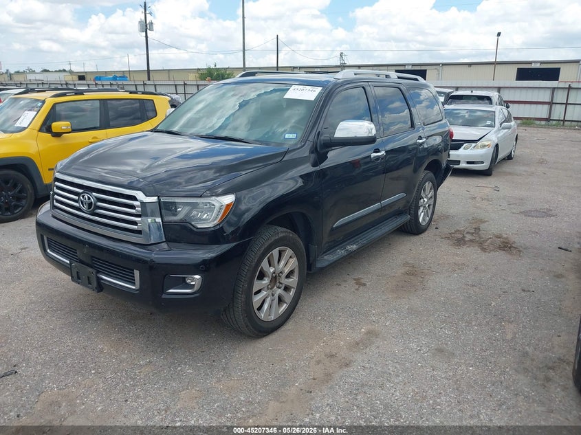 Vin: 5tdyy5g17ks073082, lot: 45705087, toyota sequoia platinum 20192