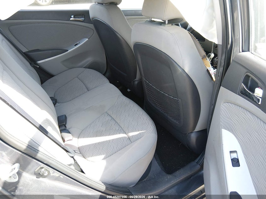 2012 Hyundai Accent 1.6 Gls grey Lot 111045207356 Vin KMHCU4AE3CU035577