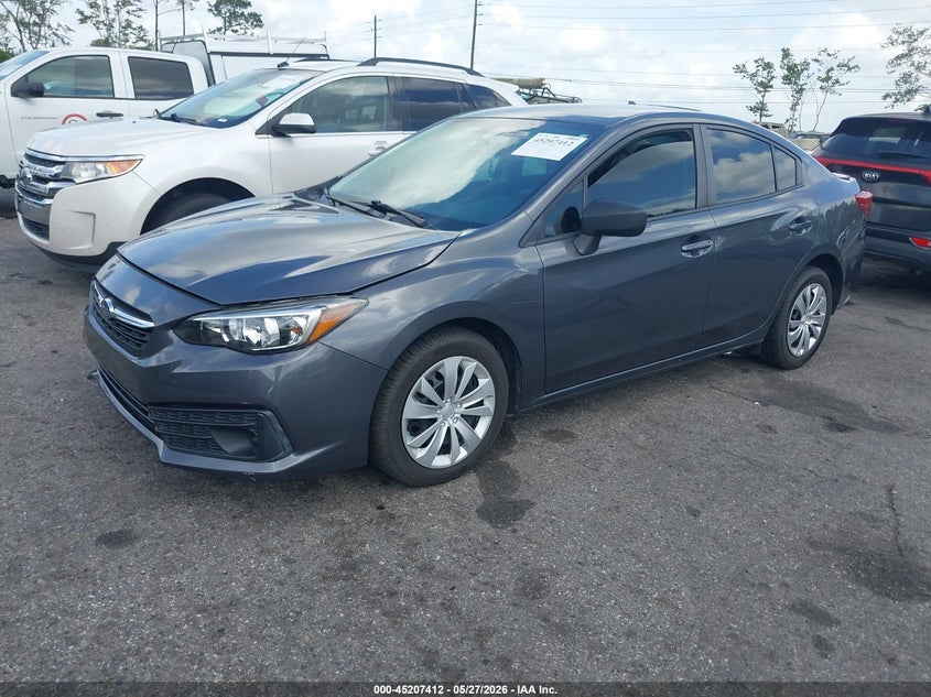 Vin: 4s3gkab62n3604199, lot: 45705153, subaru impreza base 20222