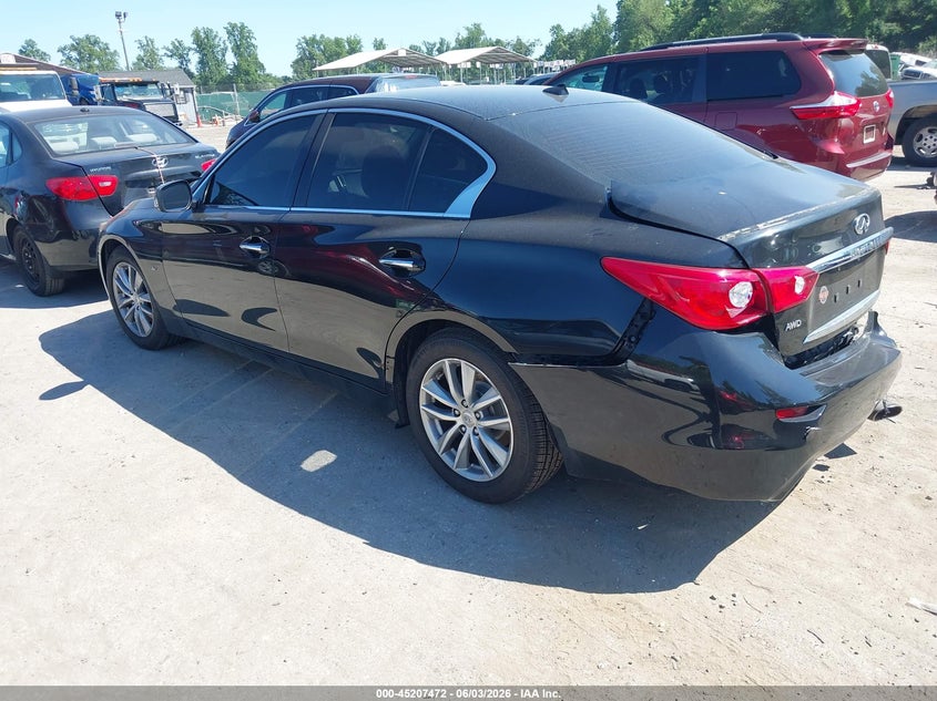 Vin: jn1bv7ar0fm420216, lot: 45705214, infiniti q50 premium 20153