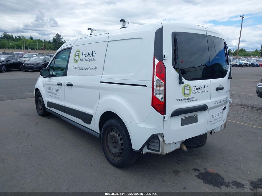 Vin: nm0ls7f74g1238083, lot: 45705272, ford transit connect xlt 20163