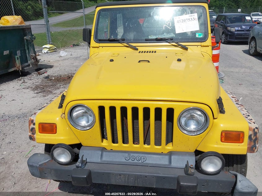 2001 Jeep Wrangler Sport VIN: 1J4FA49SX1P347812 Lot: 45207533