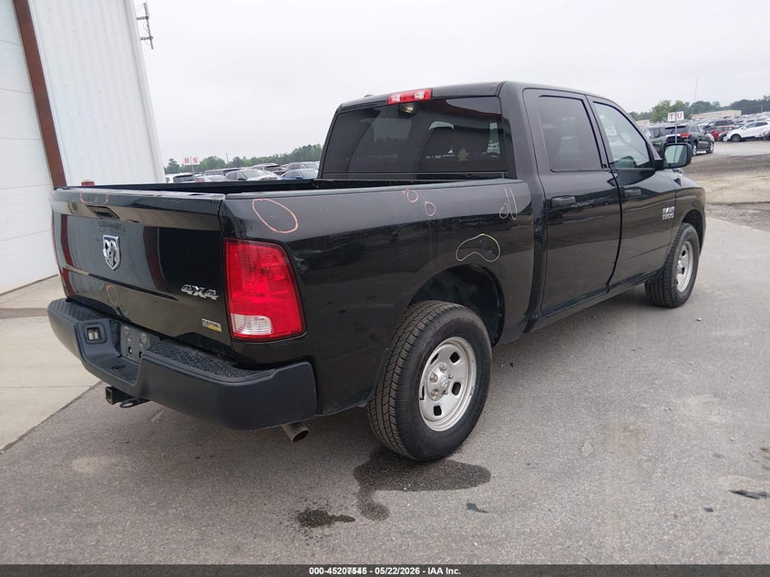 Vin: 1c6rr7kg1js306735, lot: 45705286, ram 1500 tradesman  4x4 5'7 box 20184
