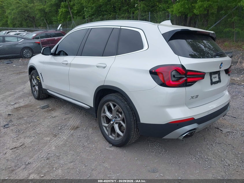Vin: 5ux53dp06n9k62911, lot: 45705312, bmw x3 xdrive30i 20223