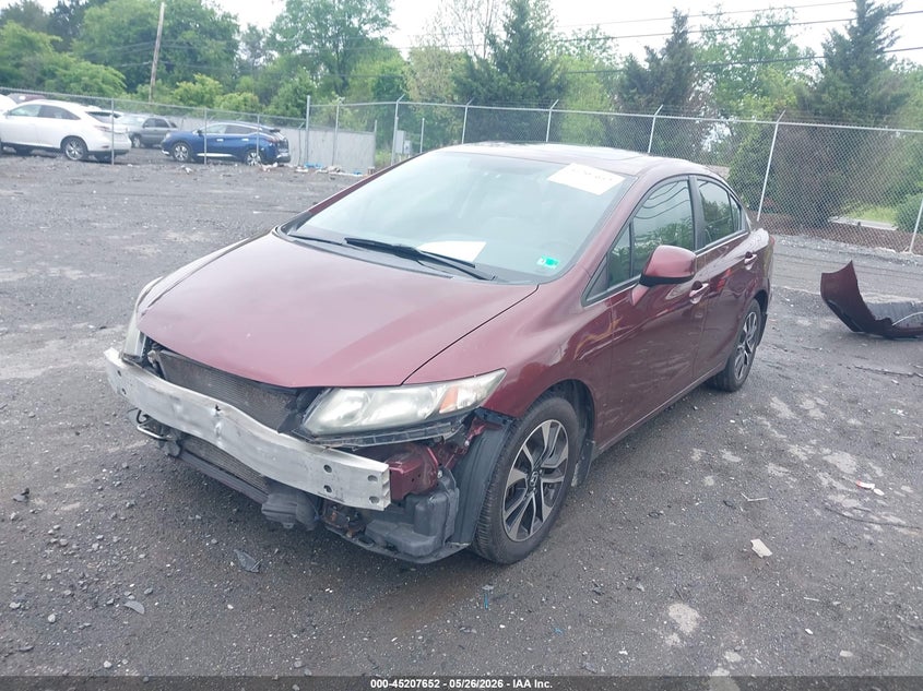 2013 Honda Civic Ex 19XFB2F85DE237934 photo 1