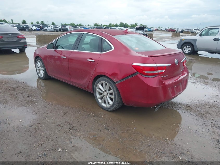 2012 Buick Verano 2.4 red Lot 111045207656 Vin 1G4PP5SK3C4230081