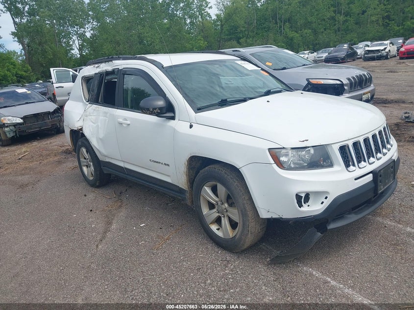 Vin: 1c4njdbb3ed567876, lot: 45705405, jeep compass sport 20141