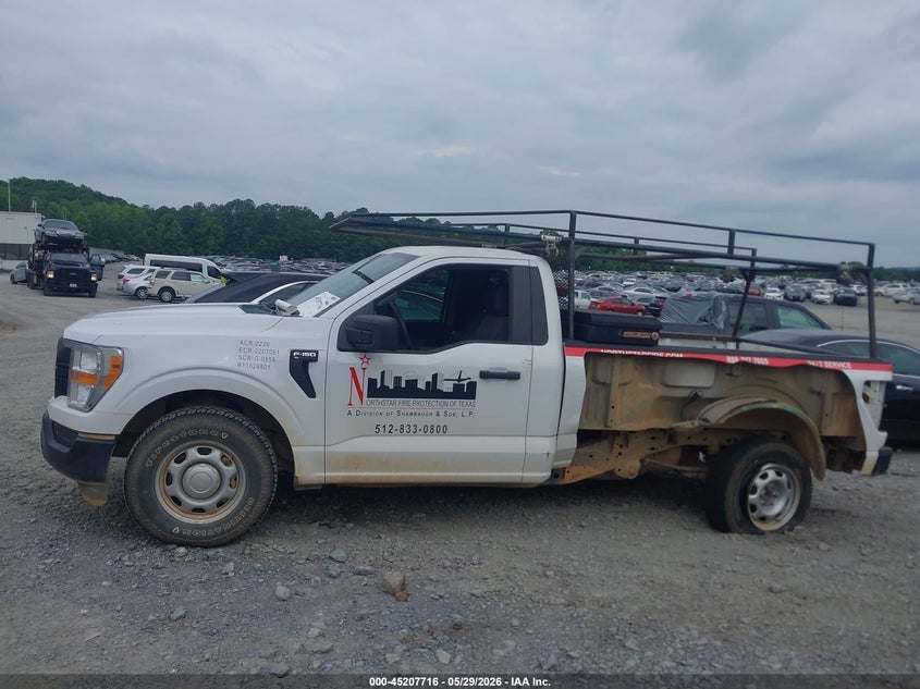 2022 Ford F-150 Xl VIN: 1FTMF1CB0NKD11345 Lot: 45207716