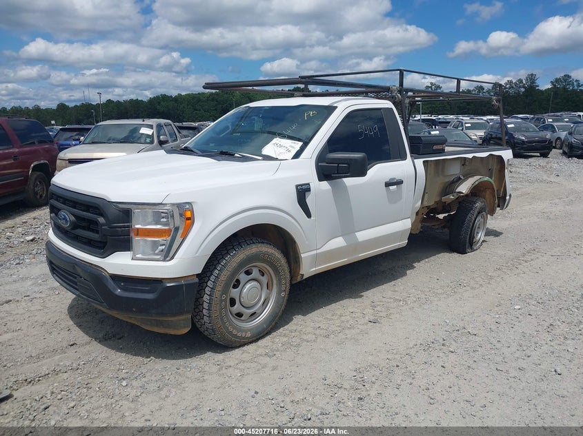 Vin: 1ftmf1cb0nkd11345, lot: 45705457, ford f-150 xl 20222