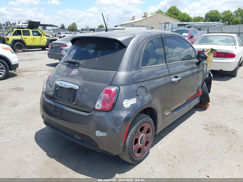 Vin: 3c3cffge6gt209745, lot: 45705531, fiat 500e battery electric 20164