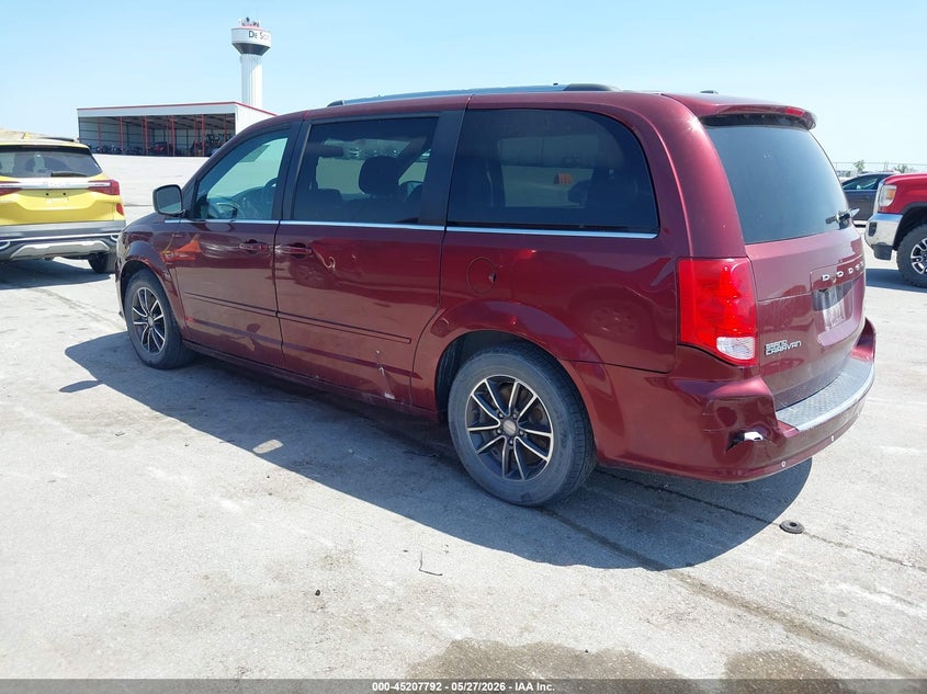 Vin: 2c4rdgcg3hr712565, lot: 45705533, dodge grand caravan sxt 20173