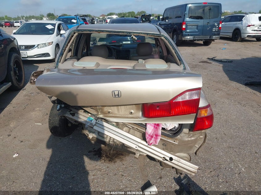 2000 Honda Accord 2.3 Ex VIN: JHMCG5568YC033792 Lot: 45207800