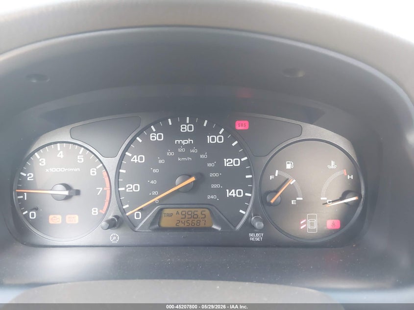 2000 Honda Accord 2.3 Ex VIN: JHMCG5568YC033792 Lot: 45207800