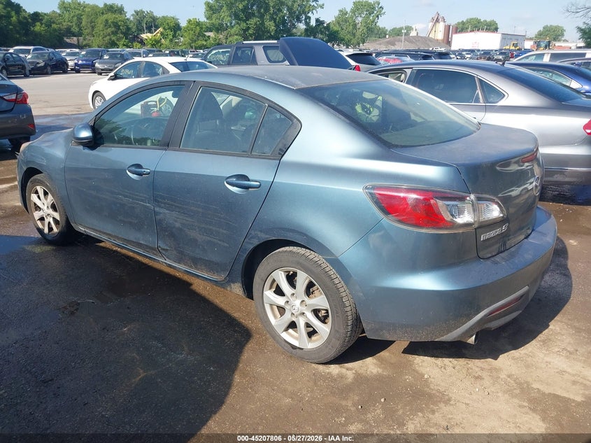 Vin: jm1bl1vf4b1382551, lot: 45705547, mazda mazda3 i touring 20113