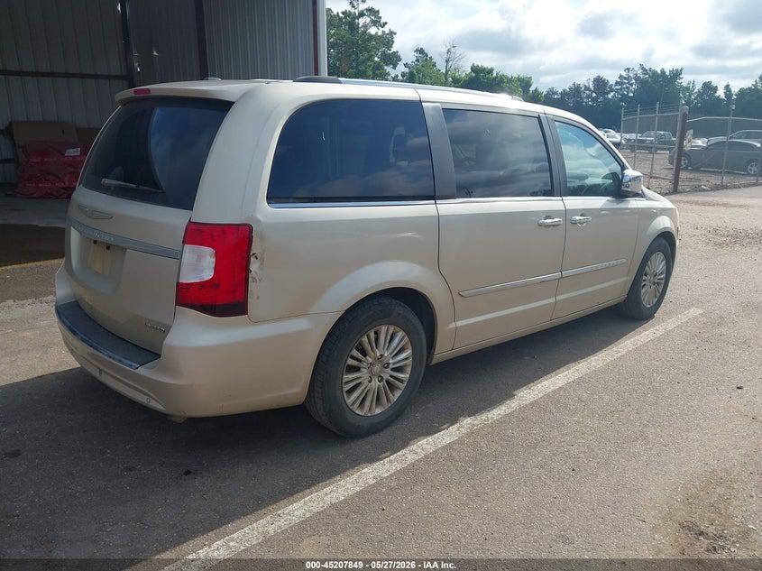 Vin: 2c4rc1gg9er204218, lot: 45705590, chrysler town & country limited 20144