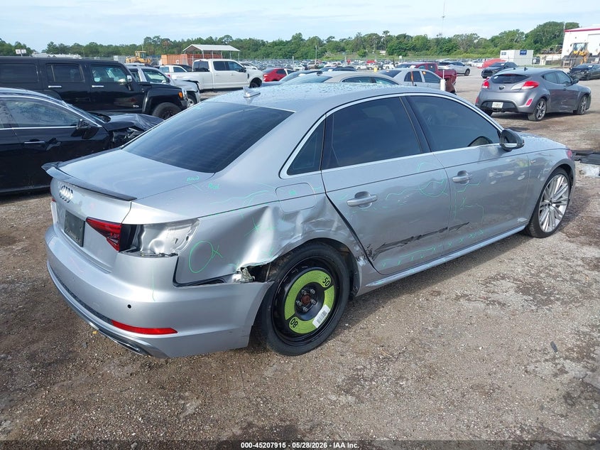 Vin: wauenaf41kn019165, lot: 45705656, audi a4 45 premium 20194