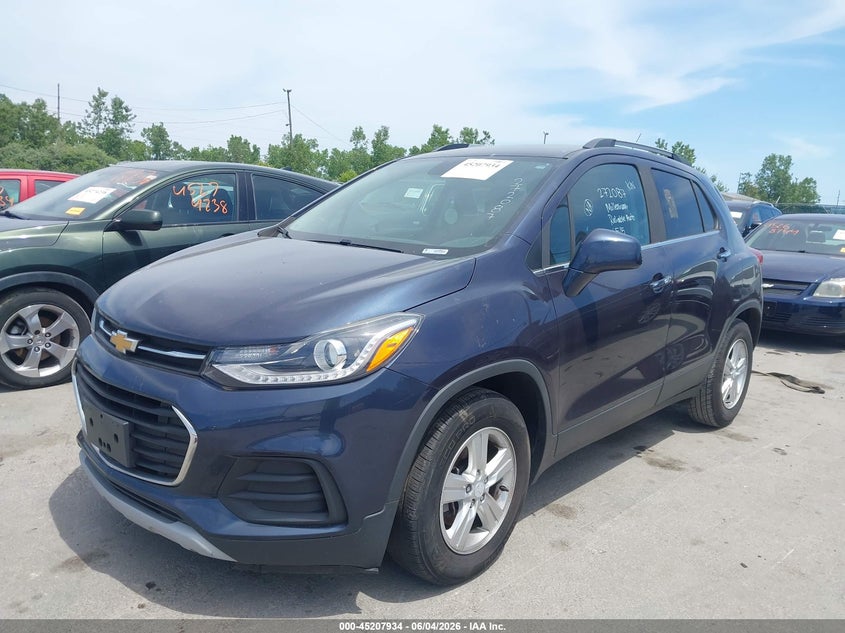 Vin: 3gncjlsb4kl272087, lot: 45705675, chevrolet trax lt 20192