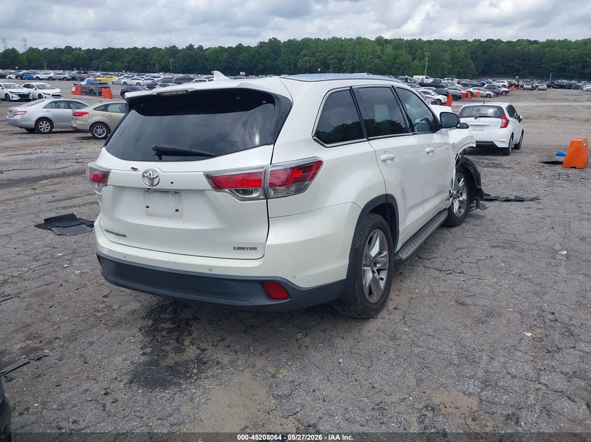 2016 TOYOTA HIGHLANDER auction photo 4