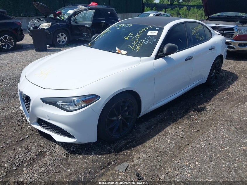 Vin: zarfaebn7j7565051, lot: 45705900, alfa romeo giulia rwd 20182