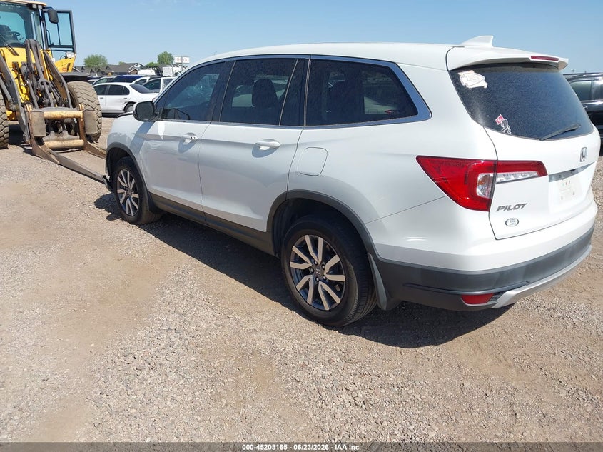 Vin: 5fnyf5h5xmb041516, lot: 45705906, honda pilot 2wd ex-l 20213