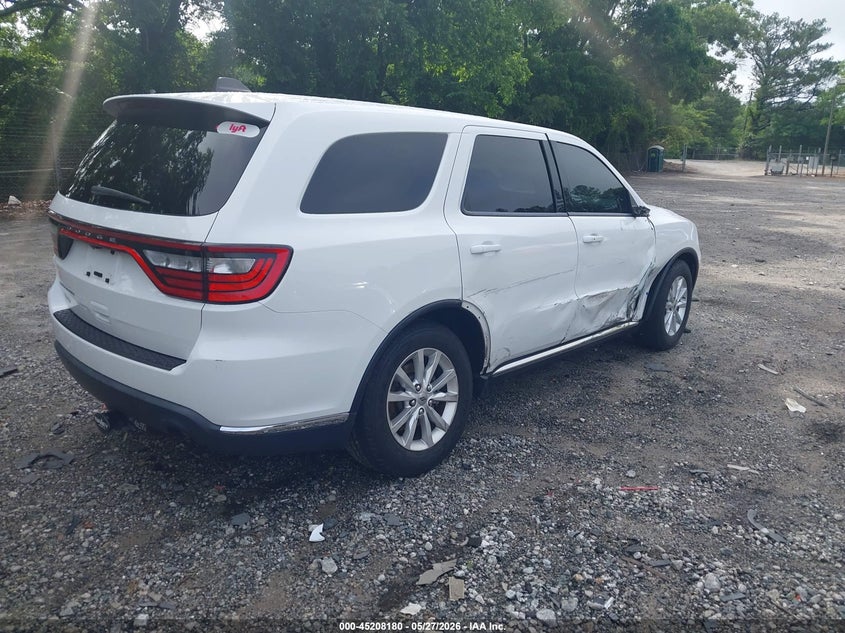 Vin: 1c4rdhagxmc608800, lot: 45705921, dodge durango sxt rwd 20214