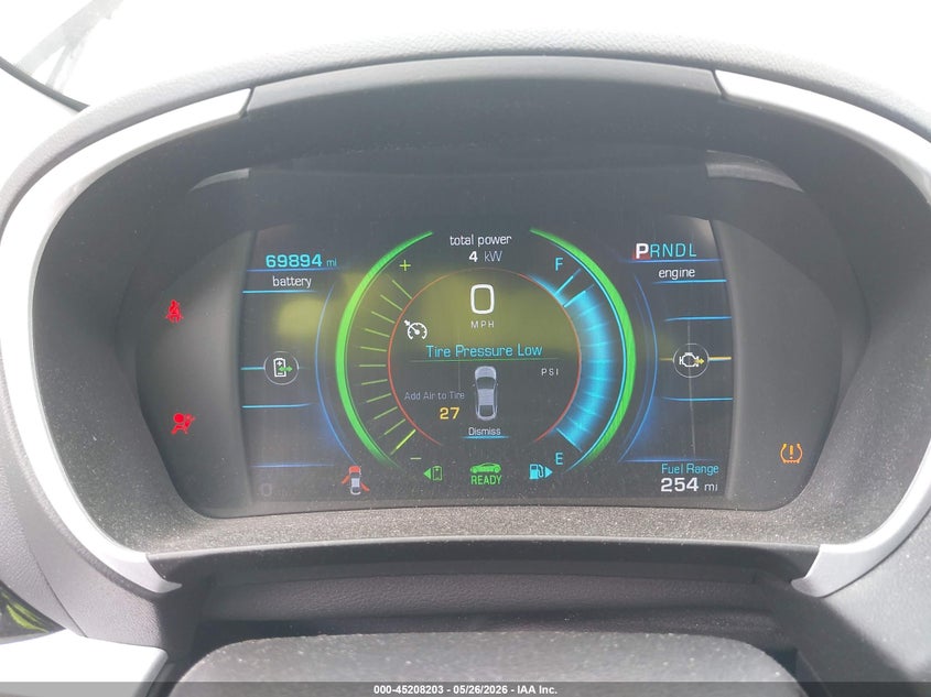 2017 Chevrolet Volt Lt VIN: 1G1RA6S54HU216074 Lot: 45208203
